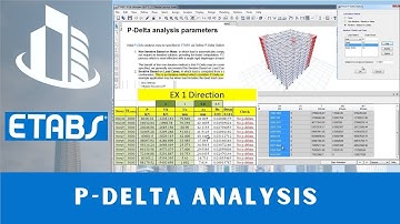 CSI ETABS - 04 - P-delta-analyse (Hoe P-delta-effecten mee te nemen) | Deel 2