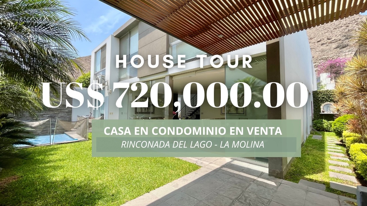 Moderna casa en Condominio en Rinconada del Lago, La Molina