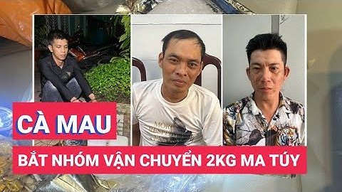 Cà Mau: Bắt nhóm đối tượng vận chuyển 2kg ma túy