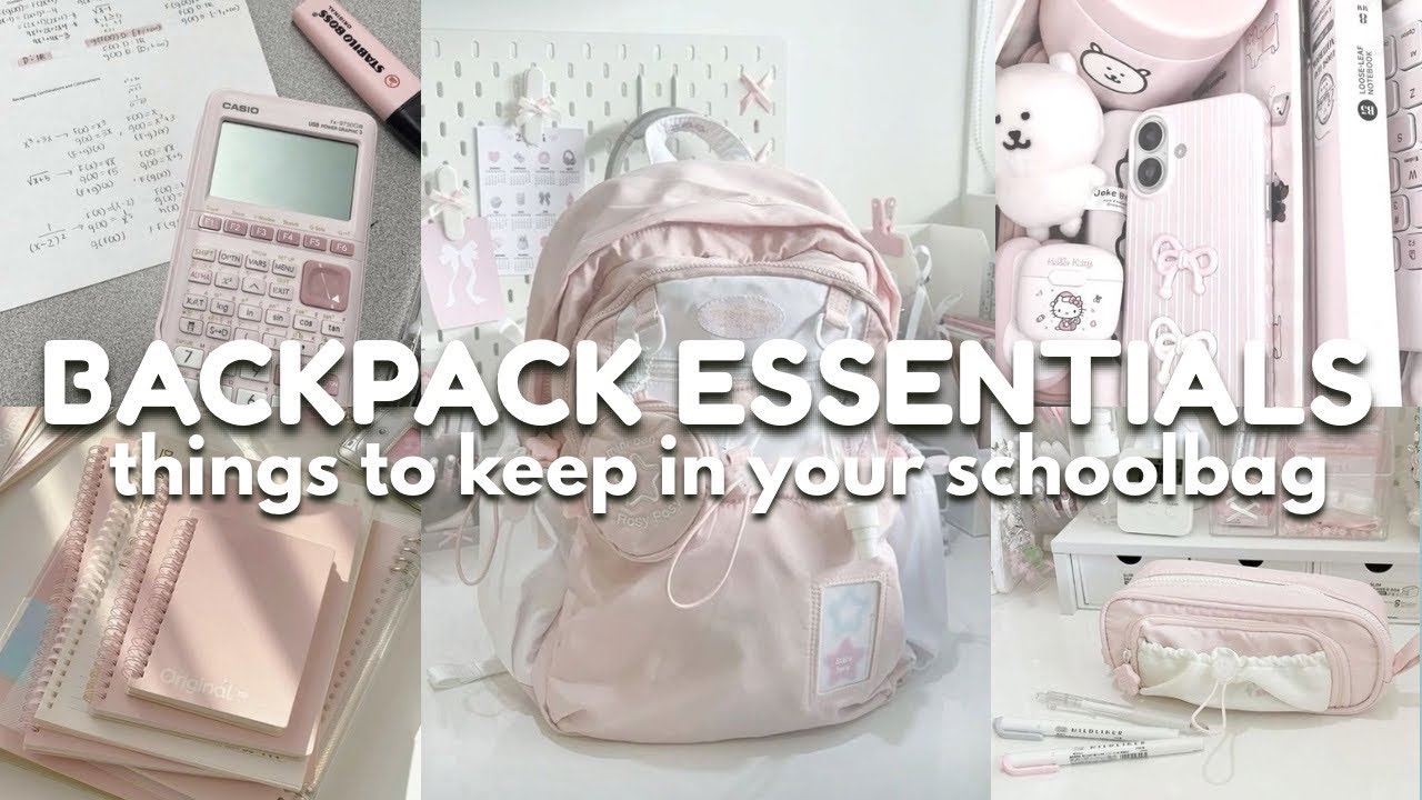Things to Keep in your School Bag| Backpack Essentials for 9-17 year olds 