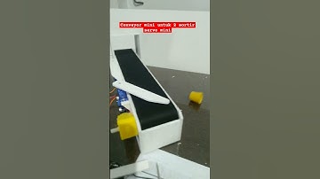 conveyor mini 30x5 cm + mikro Servo SG90 #arduino #conveyor #arduinoproject