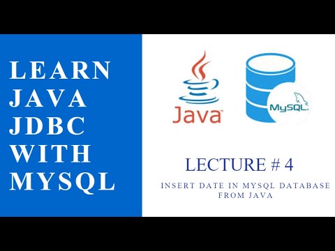 INSERT DATA IN MySQL DATABASE WITH JAVA | LECTURE 4 | PROGRAMMING BUGZ
