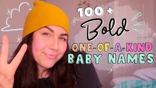 100 NEW MODERN & BOLD BABY NAMES FOR 2021 | Unique One of a Kind Aesthetic Baby Names Boys & Girls