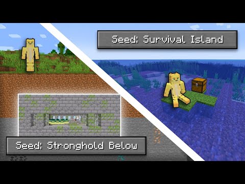 I Reviewed Every Single Default Minecraft Seed Youtube