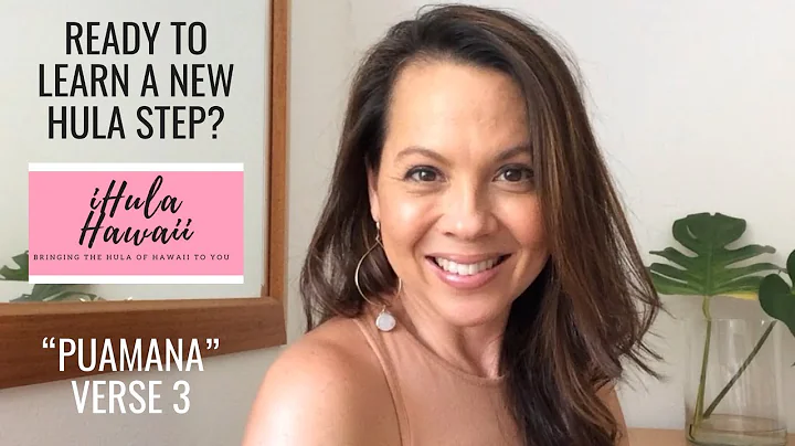 PUAMANA DANCE  TUTORIAL, VERSE 3 + NEW HULA STEP - BEGINNER INSTRUCTIONS