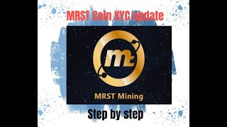 MRST coin KYC update ||  Step by step screenshot 3