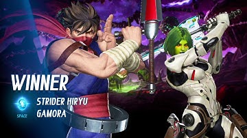 Marvel vs Capcom Infinite playthrough - Gamora and Strider Hiryu