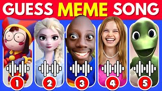 GUESS MEME & WHO'S SINGING | Lay Lay, King Ferran, Salish Matter, MrBeast, Kika Kim, Tenge Tenge