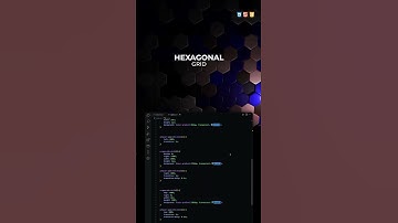 HEXAGONAL GRID. #coding #frontendcourse
