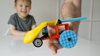How To Make A Balloon Powered Car - Thedadlab Lego Birthday Party 