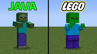 minecraft java vs lego be like: