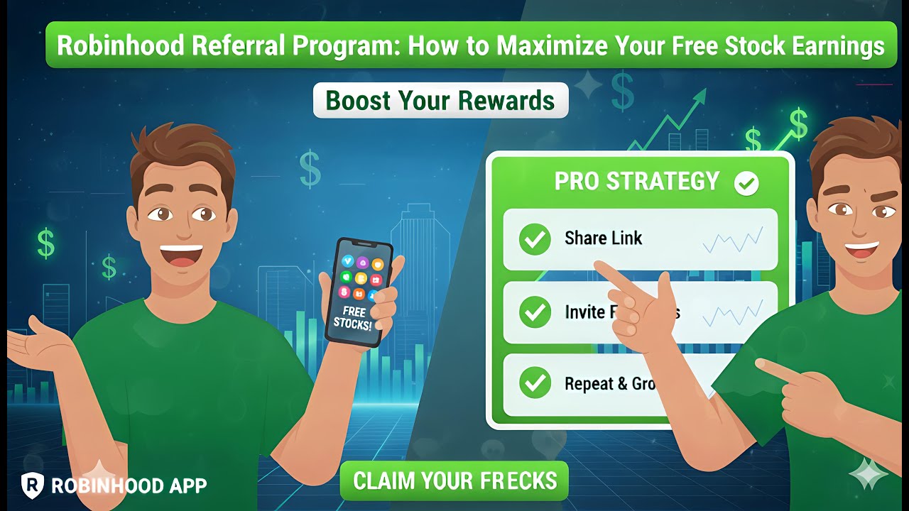 Robinhood Referral Program: How to Maximize Your Free Stock Earnings -  YouTube