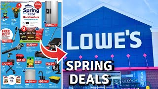 Lowes Spring Tool Deals and Outdoor Equipment Deals