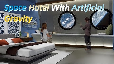 Space Hotel With The Artificial Gravity
