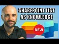 New! Copilot Studio Can Use SharePoint Lists as Knowledge Source – Testing It!