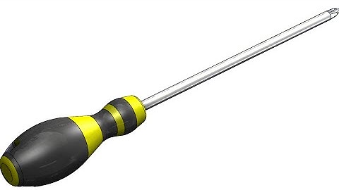 fast47 SolidWorks Tutorial 47: Screwdriver Hand Grip