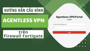 Agentless VPN là gì? Hướng dẫn cấu hình Agentless VPN trên Firewall Fortigate