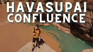 Havasupai Hike: The Confluence // Havasu Creek Meets the Colorado River