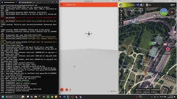 X500 Drone Simulation using PX4 and QGC