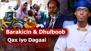 Muqdisho - Dhulboobka, Barakicinta iyo Dulmiga xargaha goostay | Xaalad Murugo leh.
