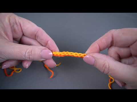 Crochet Two Color Cord - Great for Shoelaces!