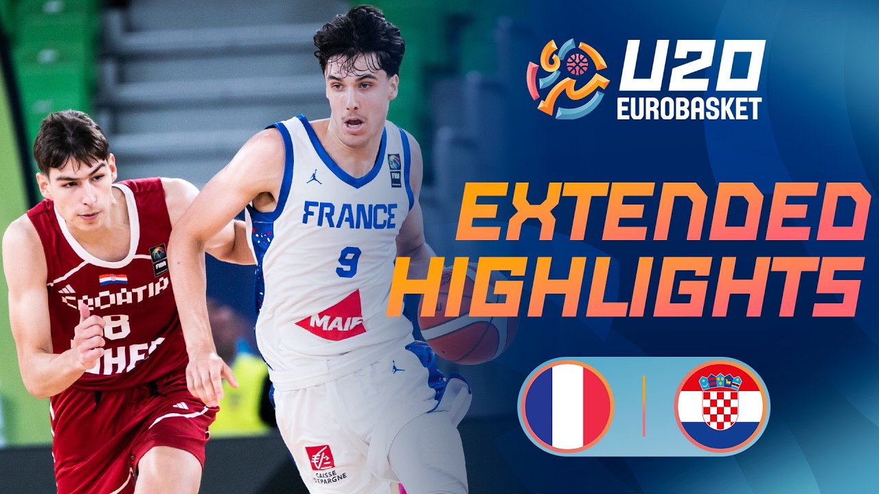 Quarter-Finals: France 🇫🇷 vs Croatia 🇭🇷 | Extended Highlights | FIBA U20 EuroBasket 2026