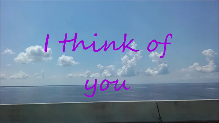 Think of You   Alicia Pfeifer Official Lyric Video