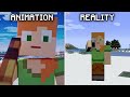 Minecraft animation vs reality 117