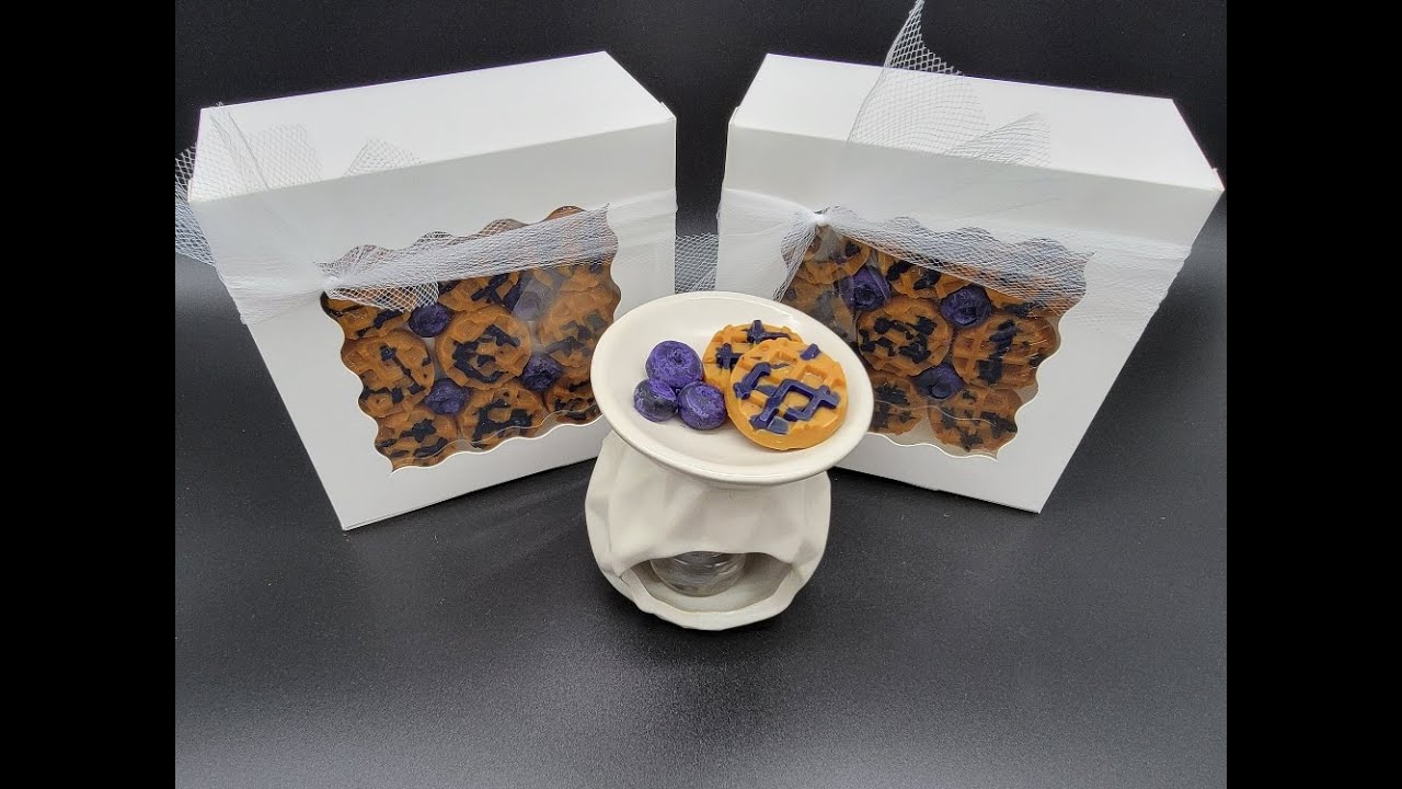 How Blueberry Waffle Wax Melts are Made using Soy Wax!!