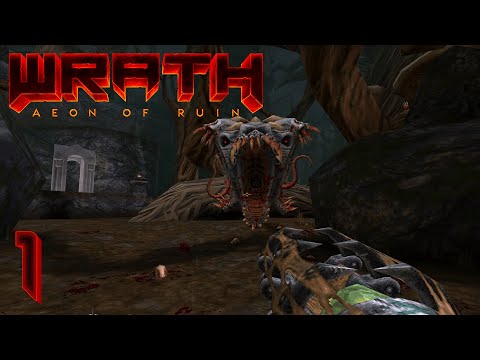 WRATH: Aeon of Ruin – playthrough part 1: Intro & The Hollow levels – hard difficulty
