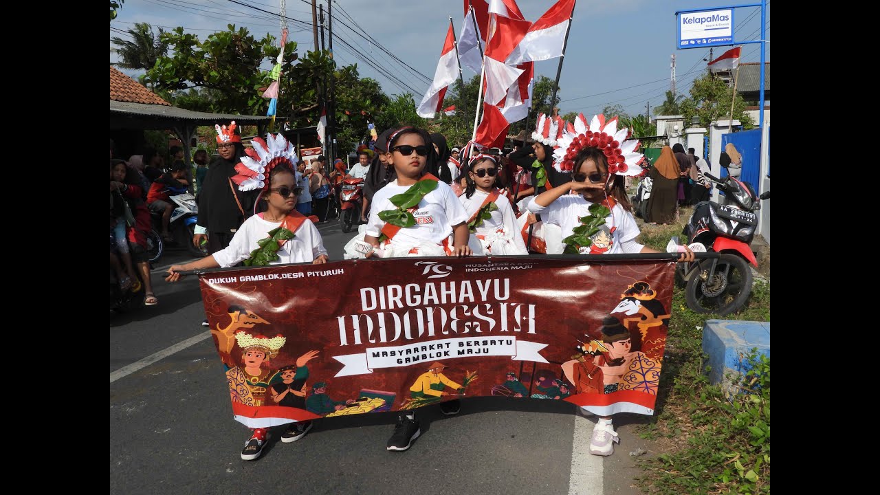 Karnaval HUT RI 79 Desa Pituruh Kecamatan Pituruh Kabupaten Purworejo