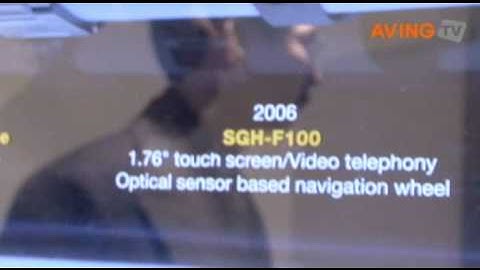 [No-Edit MWC 2009] Samsung mobile Watch phone