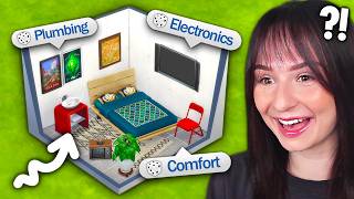 Every room is 3 RANDOM CATEGORIES ONLY build challenge in The Sims 4