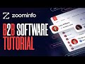 Zoominfo tutorial  how to use zoominfo for beginners 2024