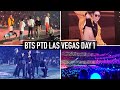 BTS PTD Las Vegas Day 1 | Oh no! Technical difficulties! [Vlog/fancam] FULL CONCERT HD