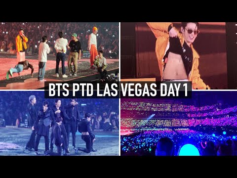 BTS PTD Las Vegas Day 1  Oh no! Technical difficulties! [Vlog