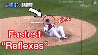 MLB | Best 'Pitcher Reflexes' (0.01 Milliseconds)