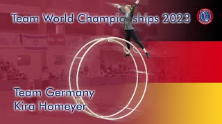 Kira Homeyer Team World Championships Senior 2023 in Gymwheel Team Germany Straight Line