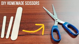 DIY IDEAS | How To Make A Scissors At Home | DIY Homemade Scissors
