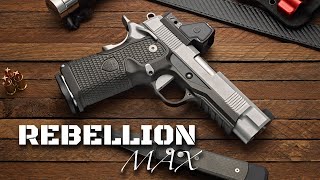 Famous Rebellion MAX - an EDC Doublestack 1911 from Cabot Guns Net Worth