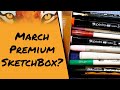 March 2021 Premium Sketchbox as a #NoBoxArtBox Challenge