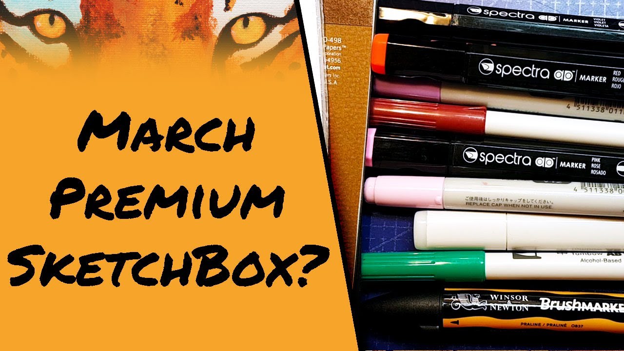 March 2021 Premium Sketchbox as a 