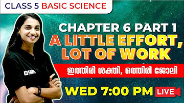 Class 5 Basic Science | A Little Effort, Lot of Work Part 1 | ഇത്തിരി ശക്തി, ഒത്തിരി ജോലി |Chapter 6