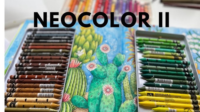 How To Use Caran D'ache NEOCOLOR ll Watercolour Pastels 