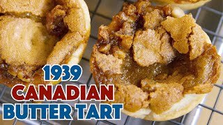 1939 Canadian Butter Tart Recipe || Glen & Friends Cooking