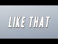 Future, Metro Boomin - Like That ft. Kendrick Lamar (Lyrics)