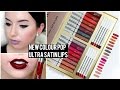 NEW COLOURPOP ULTRA SATIN LIPS! LIP TRY ON Swatches & Review!