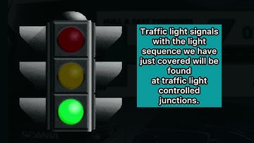 Traffic Lights: UK Traffic Light Sequence and Pelican Crossings Light Sequence