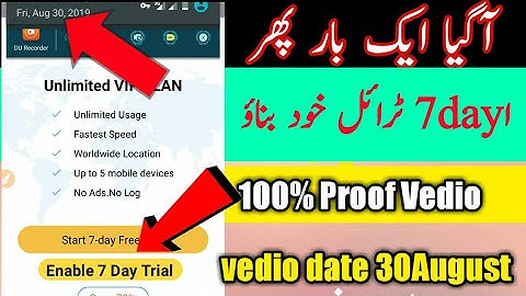 Zong Unlimited Free internet Enable Skyvpn 7day Trial 100% working method with proof Free internet