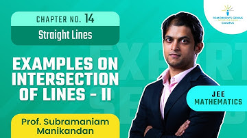 Examples on Intersection of Lines | Part – 2 | Straight Lines | JEE | Mathematics - TG Campus